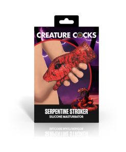 Creature Cocks Serpentine Stroker Silicone Masturbator Red