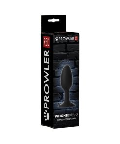 Prowler Red Weighted Butt Plug Black S