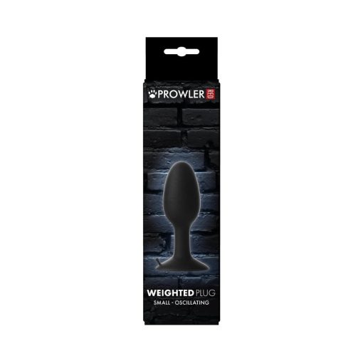 Prowler Red Weighted Butt Plug Black S - Image 5