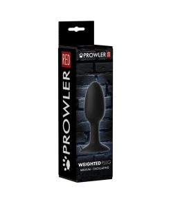 Prowler Red Weighted Butt Plug Black M