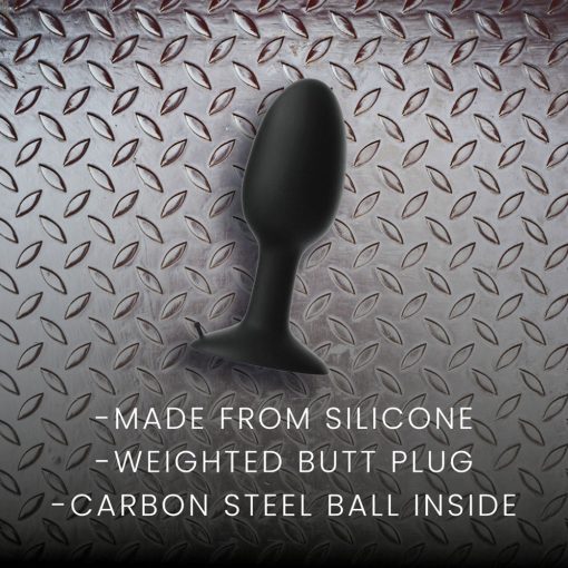 Prowler Red Weighted Butt Plug Black M - Image 3