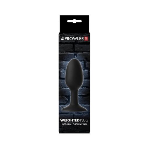 Prowler Red Weighted Butt Plug Black M - Image 5