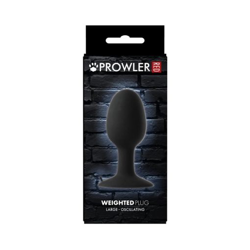 Prowler Red Weighted Butt Plug Black L - Image 5