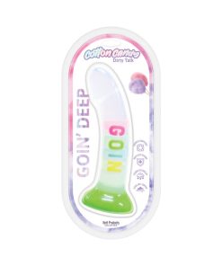 Cotton Candy Dirty Talk Goin' Deep 7 In. Silicone Dildo