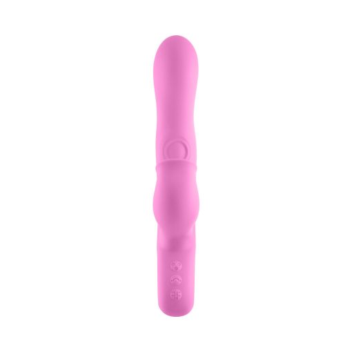 Femmefunn Pallina Triple Action Thumping Rabbit Vibrator Pink - Image 4