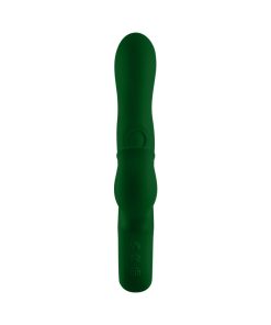 Femmefunn Pallina Triple Action Thumping Rabbit Vibrator Dark Green