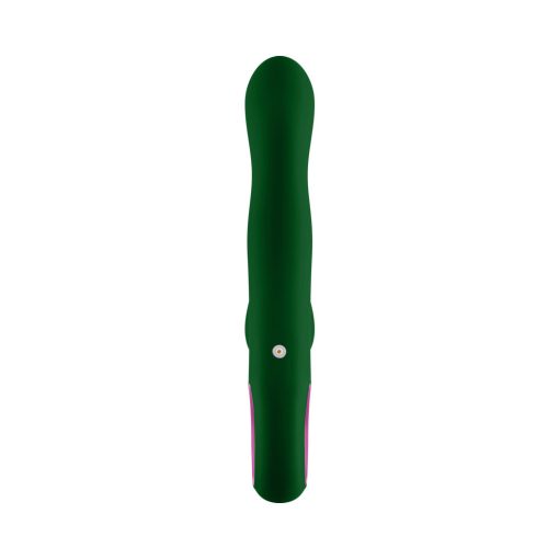 Femmefunn Pallina Triple Action Thumping Rabbit Vibrator Dark Green - Image 7