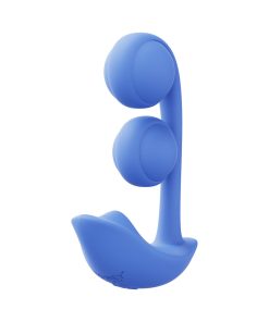 Honey Play Box Fortexa App-Controlled Kinky Finger Flapping Dual Stimulator Blue