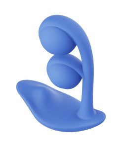 Honey Play Box Fortexa App-Controlled Kinky Finger Flapping Dual Stimulator Blue
