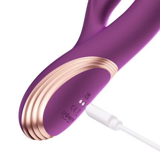Honey Play Box Gem Pressure Sensing App-Controlled Twin Balls Rabbit Purple - Image 4