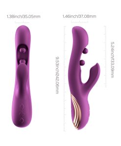 Honey Play Box Gem Pressure Sensing App-Controlled Twin Balls Rabbit Purple