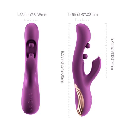 Honey Play Box Gem Pressure Sensing App-Controlled Twin Balls Rabbit Purple - Image 5