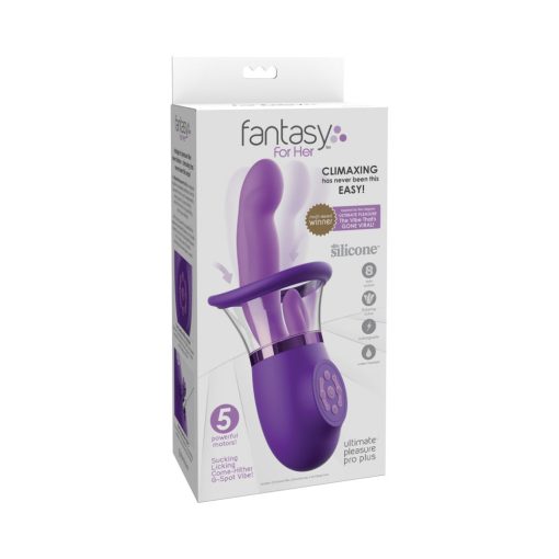 Fantasy For Her Ultimate Pleasure Pro Plus – G-Spot, Suction & Licking Vibe