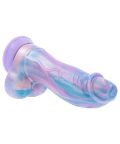 Evolved Mythical Multicolor Vibrating Dildo