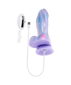 Evolved Mythical Multicolor Vibrating Dildo