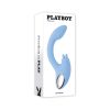 Playboy Sapphire Sky – Double Tongue Dual Vibrator with G-Spot Curve