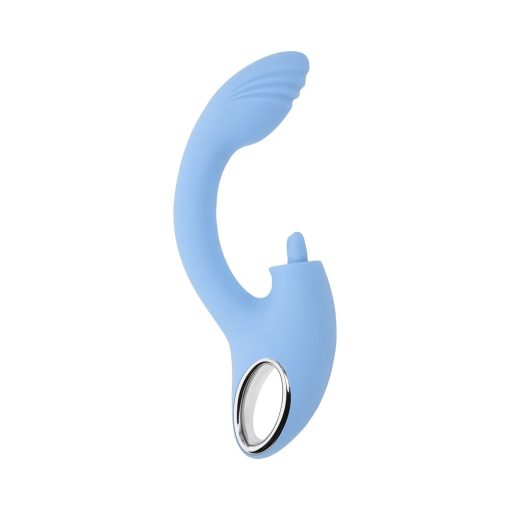 Playboy Sapphire Sky – Double Tongue Dual Vibrator with G-Spot Curve - Image 3