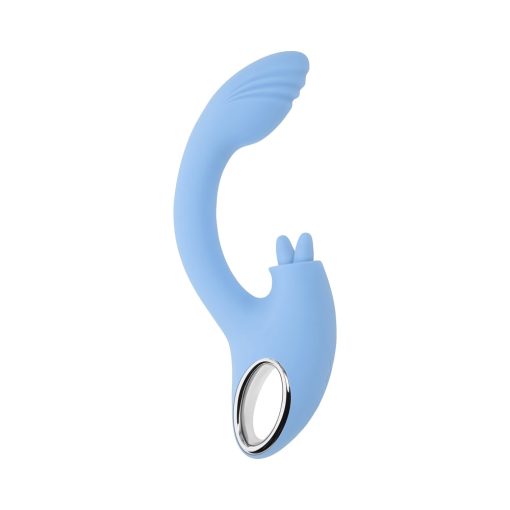 Playboy Sapphire Sky – Double Tongue Dual Vibrator with G-Spot Curve - Image 4
