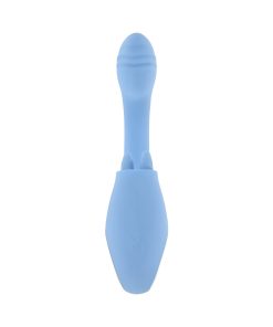 Playboy Sapphire Sky – Double Tongue Dual Vibrator with G-Spot Curve