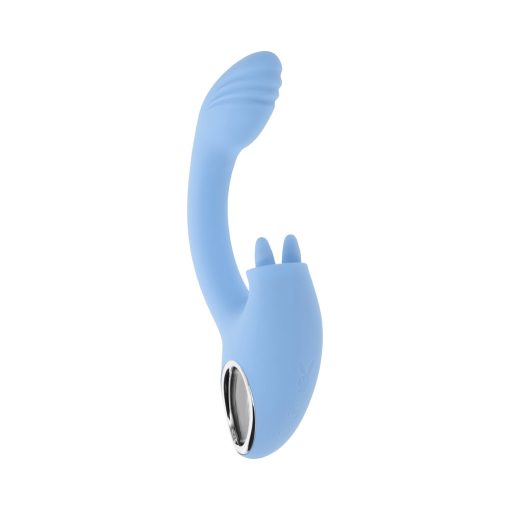 Playboy Sapphire Sky – Double Tongue Dual Vibrator with G-Spot Curve - Image 8