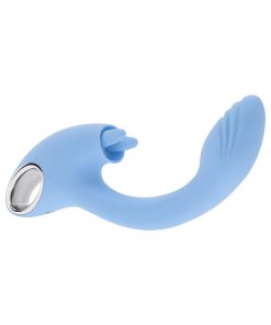 Playboy Sapphire Sky – Double Tongue Dual Vibrator with G-Spot Curve