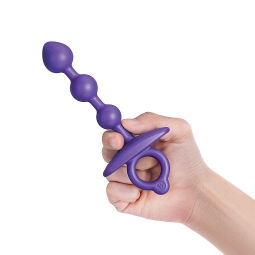 B-Vibe Butties Zip Silicone Anal Bead - Image 5