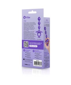 B-Vibe Butties Zip Silicone Anal Bead