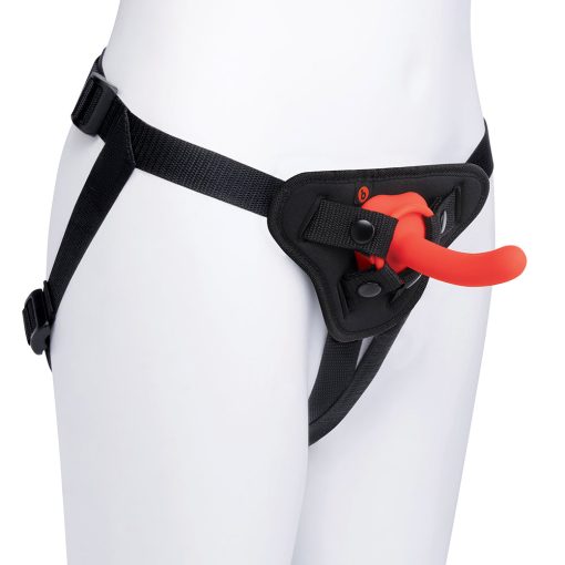 B-Vibe Beginners Strap-On Harness Set With 5 In. Silicone Dildo Peg - Image 8