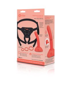 B-Vibe Beginners Strap-On Harness Set With 5 In. Silicone Dildo Peg