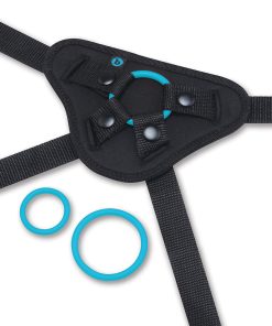 B-Vibe Every Body Strap-On Harness Set With 6 In. Silicone Dildo Peg