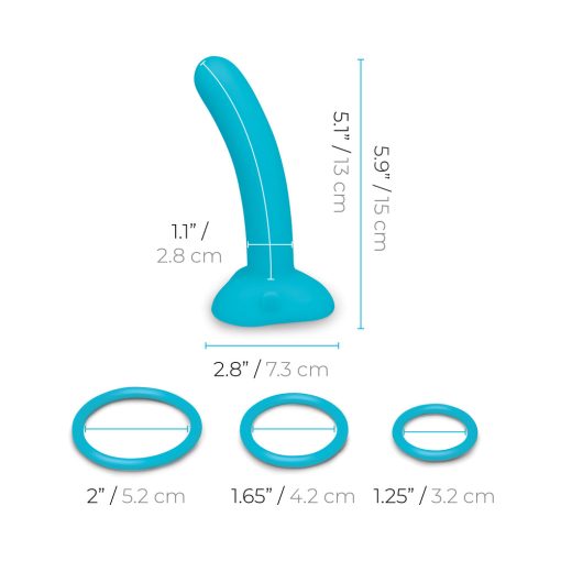 B-Vibe Every Body Strap-On Harness Set With 6 In. Silicone Dildo Peg - Image 10