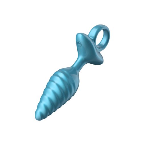 Luv Inc. Tr59: Tapered Swirl Ring Luv Plug Metallic Blue - Image 2