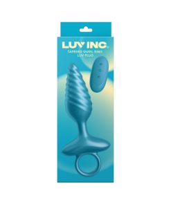 Luv Inc. Tr59: Tapered Swirl Ring Luv Plug Metallic Blue