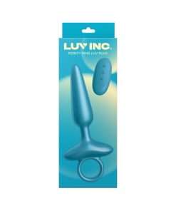 Luv Inc. Pr37: Pointy Ring Luv Plug Metallic Blue