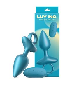 Luv Inc. Cr82: Cone Ring Luv Plug Metallic Blue