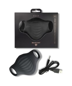 Rocks-Off Palm Vibrating Masturbator Black