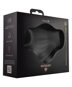Rocks-Off Palm Vibrating Masturbator Black