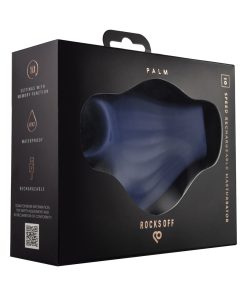 Rocks-Off Palm Vibrating Masturbator Blue