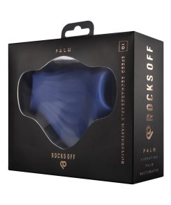 Rocks-Off Palm Vibrating Masturbator Blue