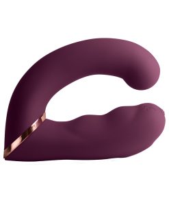 Rocks-Off Gemini Dual Stimulator Burgundy