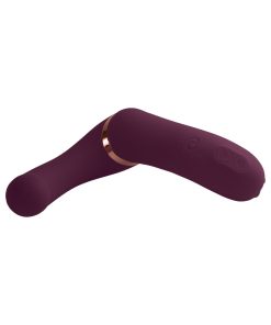 Rocks-Off Gemini Dual Stimulator Burgundy