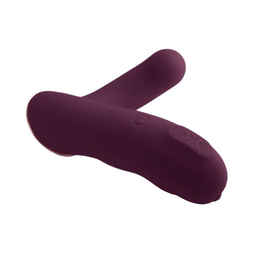 Rocks-Off Gemini Dual Stimulator Burgundy - Image 7
