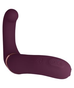 Rocks-Off Gemini Dual Stimulator Burgundy