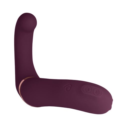 Rocks-Off Gemini Dual Stimulator Burgundy - Image 8