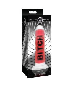 Master Series Bitch Silicone Dildo – Thick Ribbed Dildo with Suction Cup