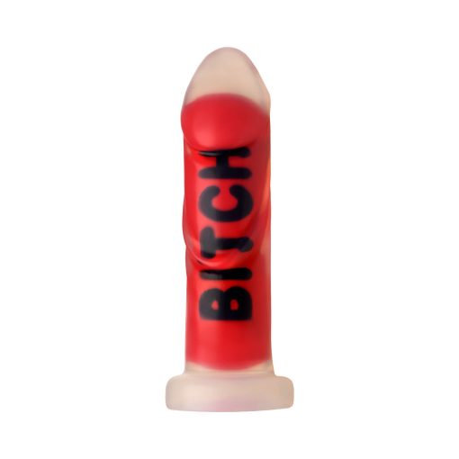 Master Series Bitch Silicone Dildo – Thick Ribbed Dildo with Suction Cup - Image 2