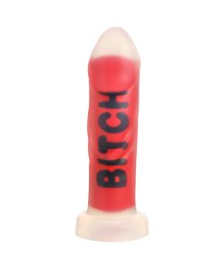 Master Series Bitch Silicone Dildo – Thick Ribbed Dildo with Suction Cup