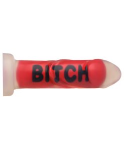 Master Series Bitch Silicone Dildo – Thick Ribbed Dildo with Suction Cup