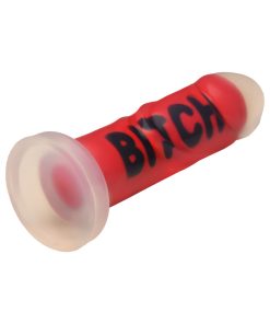 Master Series Bitch Silicone Dildo – Thick Ribbed Dildo with Suction Cup