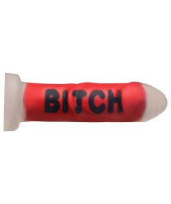 Master Series Bitch Silicone Dildo – Thick Ribbed Dildo with Suction Cup